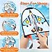 Lewtemi 4 Pcs Thumb Finger Kite Mini Slingshot Kite Thumb Ejection Stringless Beach Toy Easy to Fly Waterproof for Summer Outdoor Party, Unicorn Butterfly Shark Design