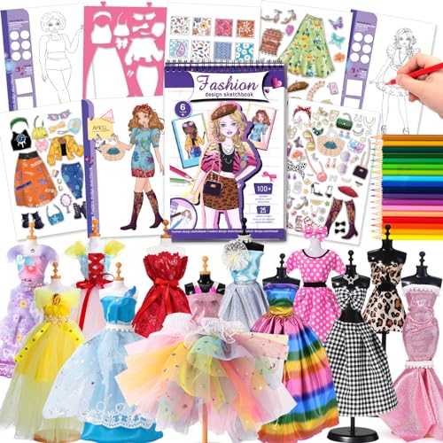 vamei Diseña la Moda Niñas, Juegos Regalos Niñas 7 8 9 10 11 12 años, Kit Costura Fashion...