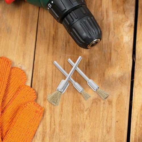Image of 15pcs Wire Brush Set for Drill - Assorted Sizes, Metal Wire Wheel Brushes for Rust Removal, Polishing, Grinding, Cleaning, and Deburring