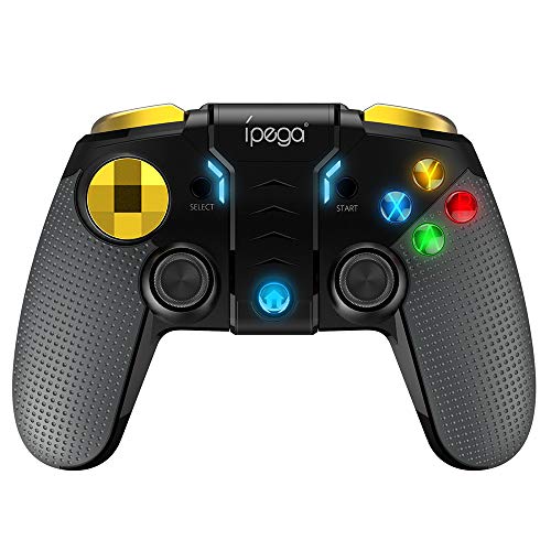 Andoer PG-9118 Gamepad sem fio 3 em 1 + joystick + suporte telescópico BT Game Controller Smartphone