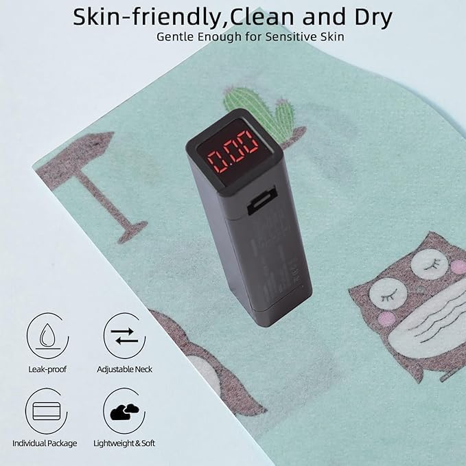 Miniatura 5 de Cosermart Baberos desechables para bebé, 50 baberos de viaje desechables con frasco de migas para niños, autoalimentados individualmente envueltos