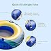 Sable Inflatable Water Float, Floating Tube Pool Lounger for Swimming Pool, Lake, and River, 47 inches Diameter
