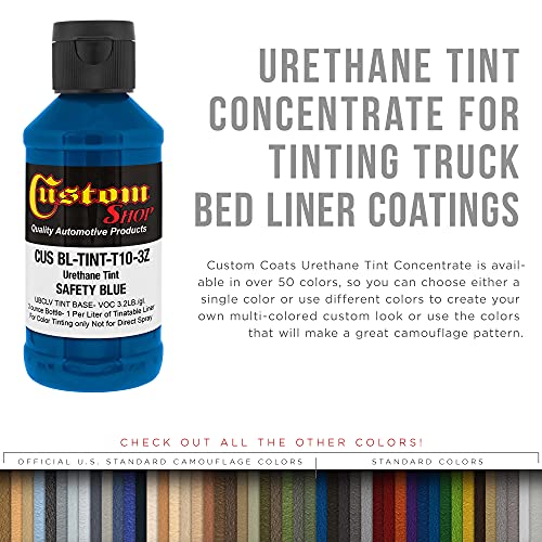 Image of Custom Coat 3 Ounce, Safety Blue, Bed Liner Tint Concentrate