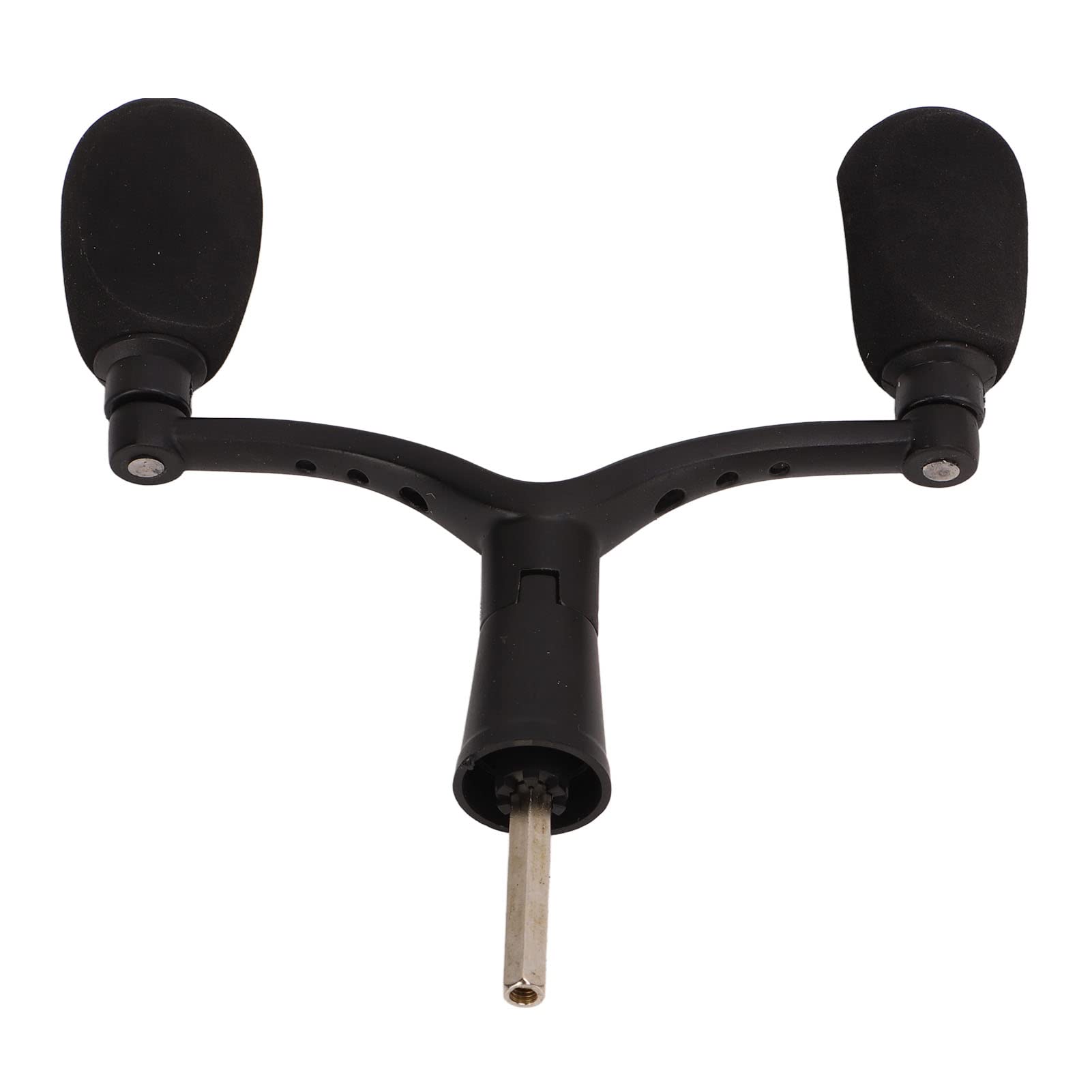 Fishing Reel Double Handle, Fishing Reel Handle Rocker Arm Grip for Baitcasting Reel, Spinning Fishing Reel Handle Replacements