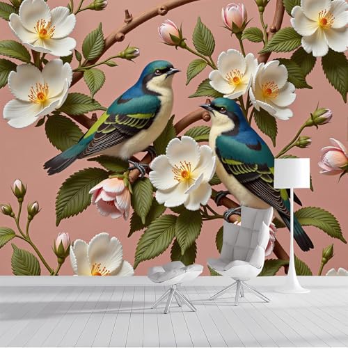 Papier peint panoramique oiseau pour agrandir la pièce