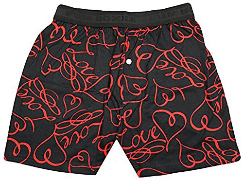 Fun Boxers Mens Fun Prints Boxer Shorts, Fancy Love, Small