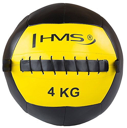 HMS Unisex Gymnastikball 17-41-025, Gelb, One Size, 5907695518276