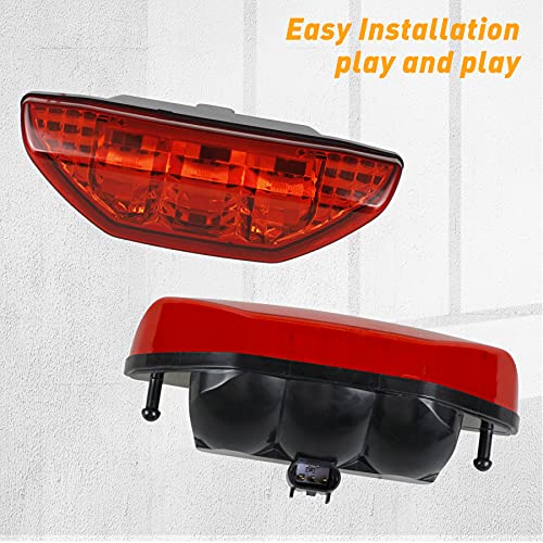 Quasco Red Led Tail Light Atv Motorcycle Taillight Brake Lamp Compatible With Honda Trx 250 300 400Ex Trx400X 500 700 #TOP3