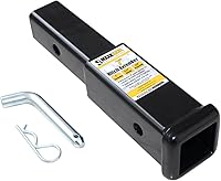 Vista 5 de MaxxHaul 50833 Extensor de receptor de enganche de remolque de 2 x 2 pulgadas, longitud de extensión de enganche de 7 pulgadas, 3500 libras GTW