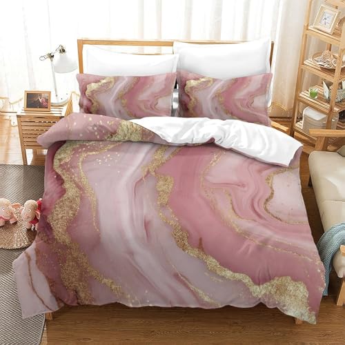 Housse de couette imprimé 3D hypoallergénique et super douce en microfibre - 3