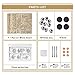 OWNONE 1 3D Wooden Puzzle Marble Run for Adults, DIY Marble Run Wooden Model Kit, HDF Material, Mechanical Puzzle, Modern Style, 334 Pieces, 1 Set, 1 Item, 1 Package