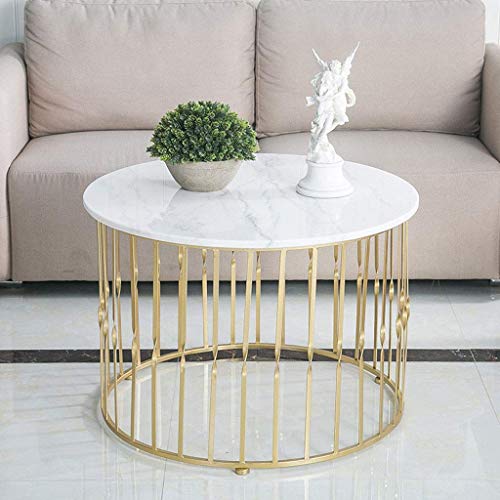 Table à thé ronde compacte et stable pour sublimer un petit salon - 3