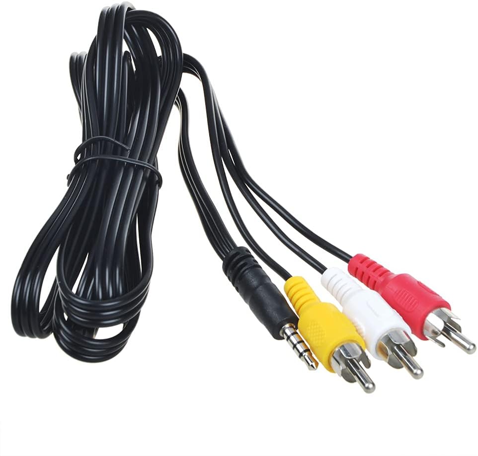 5ft AV A/V TV Video Cable Cord for Toshiba SD-P71 S SD-2700 s/n Portable DVD Player