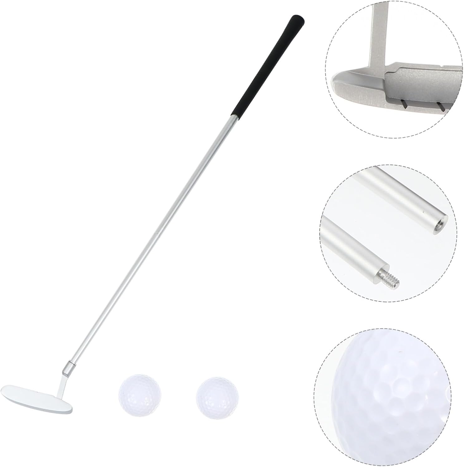 1set Three-Section Detachable Golf Putter for Indoor and Outdoor Practice Portable Lightweight Design for Easy Assembly and Skill Training