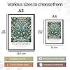 William Morris Set of 3 Art Prints - Marigold, Willow Bough, Wild Tulip - Famous Artist Pictures - Stylish Gallery Wall Art - Variety of Sizes (Set 3, A3 Black Framed) #1