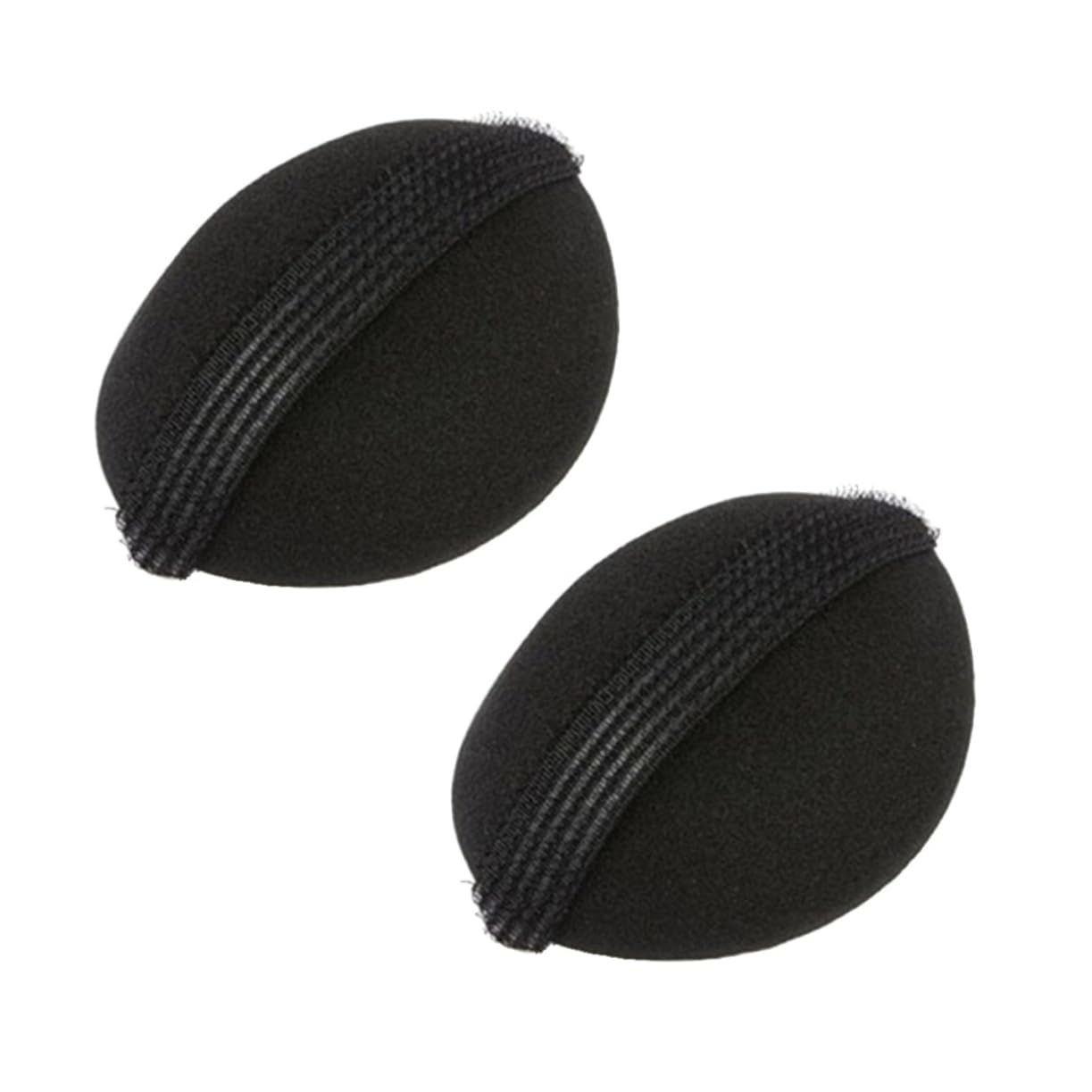 WOFASHPURET 2 Pcs Curly Hair Styling Clip Hair Bump Pad for Bun Roller Portable Accessory