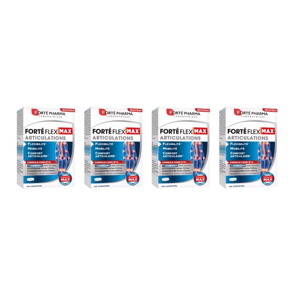 Forté Pharma Complément articulation Forté Flex Max x4 4 pots 80 jours Maxi