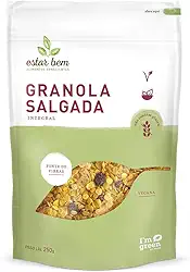 Estar Bem Granola Salgada Integral Sem Glúten 250G