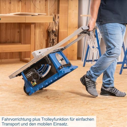 Bild 5 - Scheppach Profi Tischkreissäge HS105 ohne Untergestell | 2000W Leistung | Sägeblatt Ø 255mm | Schnitthöhe 75mm