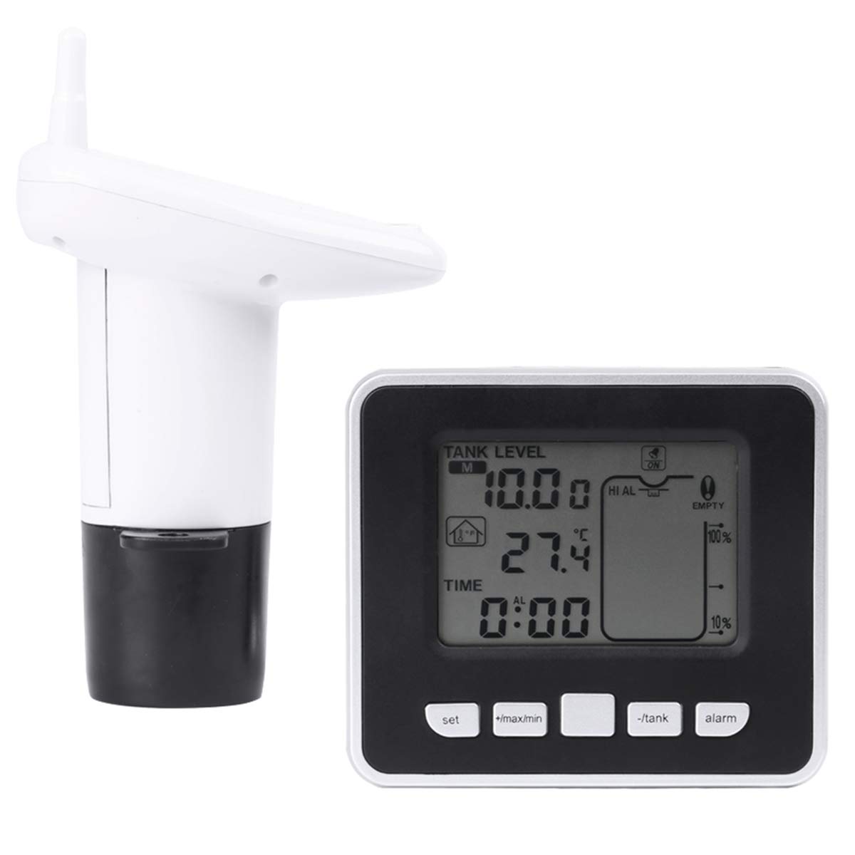 Buy iFCOW Water Level Sensor Transmitter Wireless Ultrasonic Water Tank Level Monitor Water Tank