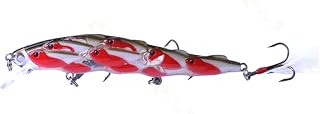 ZZTWER 12cm 15g Accesorios de Pesca Pluma Cebo de Pesca Topwater Cebo Duro Artificial Wobbler Bass Minnow Crankbait Pesca señuelos