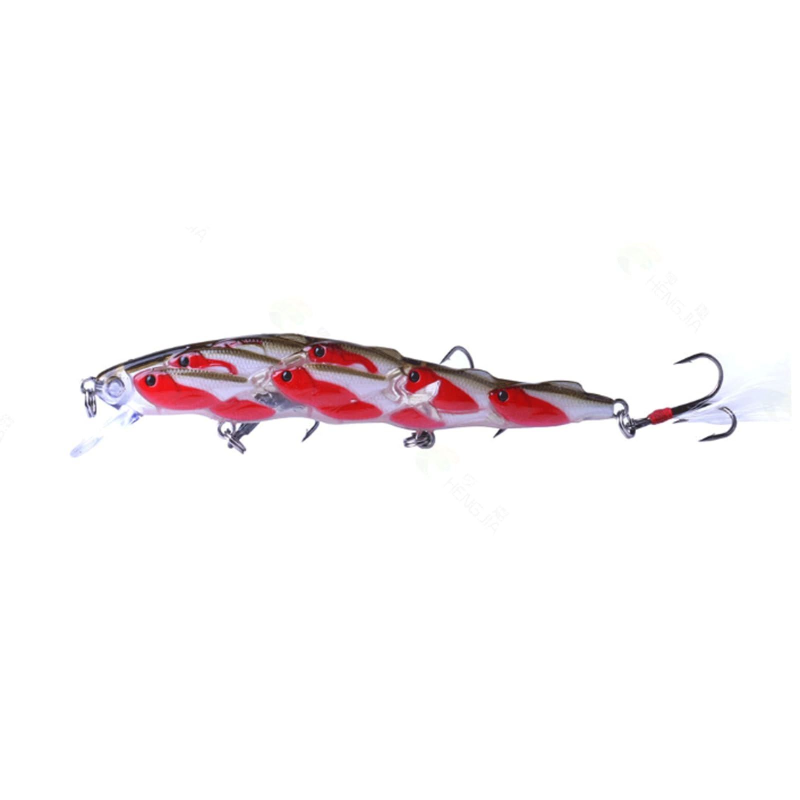 IvyLoutish Fishing Lure Bait 12cm 15g Fishing Accessories Feather Topwater Fishing Bait Artificial Hard Bait Wobbler Bass Minnow Crankbait Fishing Tackle