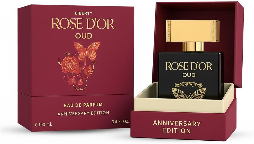 Liberty Rose Oud Perfume for Women 100ml | Eau De Parfum (EDP) | Long Lasting Floral Oud Fragrance | Rose, Sandalwood & Musk Notes | Luxury Perfume Gift for Her