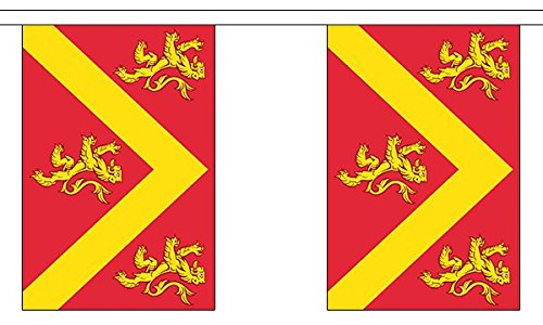 Flagtex Anglesey Fabric Bunting – 3m with 10 Flags – Premium Indoor & Outdoor Decoration — image 1