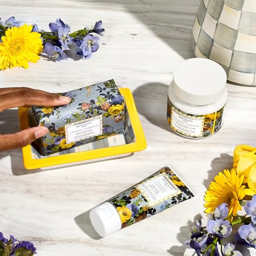 Image of Beekman 1802 x Mackenzie Childs Limited Edition Goat Milk Bar Soap - Covent Garden with Notes of Warm Jasmine, Narcissus & Golden Leaves - 3.5oz Palm Size Bar