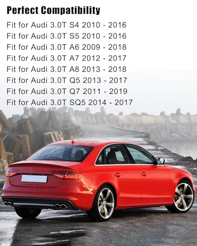 Image of Upper and Lower Intake Manifold Gaskets Kit Replace 079129717B 079129717D Fit for Audi 3.0T S4 S5 A6 A7 A8 Q5 Q7 SQ5 2009-2019, Intake Manifold Gaskets Rubber Seal Set
