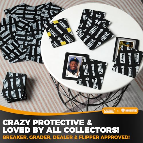 Ding Defend 110-Pack Trading Card Protector Shipping - 3.5 x 4.5 Inch Black Hobby Card Shipping Supplies w/Rounded Corners, Lightweight & Reusable for Raw Top Loaders, Semi-Rigids, Team Bags by Storage Standard - Used condition - Image 7