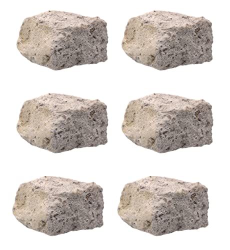 Image of EISCO 6PK Raw Rhyolite, Igneous Rock Specimens - Approx. 1 inch - Geologist Selected & Hand Processed - Great for Science Classrooms - Class Pack