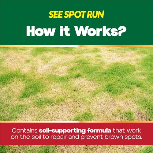 Image of See Spot Run Lawn Protection Concentrate - 32 fl oz - Covers 5,000 Sq Ft - Hose-End Attachment - Grass & Lawn Saver & Supports Healthy Soil - Safe for Pets