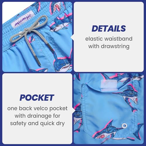 Image of maamgic Mens Swim Trunks 5 Inch with Mesh Liner Breathable for Beach