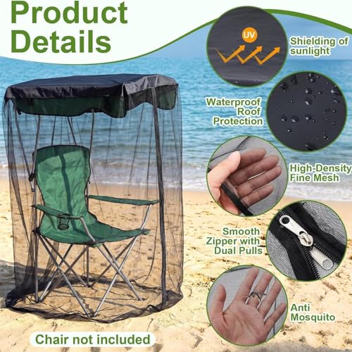 Housse pour balançoire extérieur pliable et imperméable avec maille fine antichoc - 8