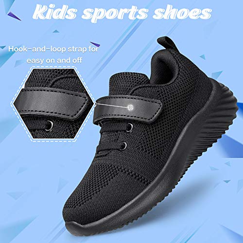 Image of Toddler Little Kid Sneakers Boys Girls Cute Strap Walking Athletic Running Sports Shoes