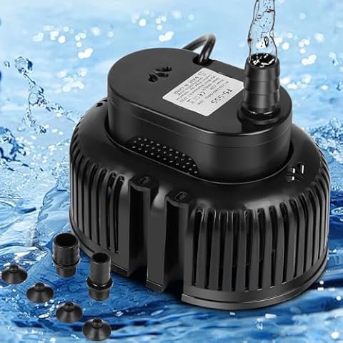 Fitmotors Pool Cover Pump Above Ground,850GPH(3200L/H) Pond Pump Submersible Sump Pump with Max Height 10.5FT,120V 75W for Pool Draining Cover