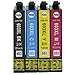 Price comparison product image 4 Pack Ink Cartridges 603XL Compatible with Epson Expression Home XP-3100 XP-4100 XP-2100 XP-2105 XP-3105 XP-4105 WF-2810 WF-2830 WF-2835 Printer (1x Black 1x Cyan 1x Magenta 1x Yellow)