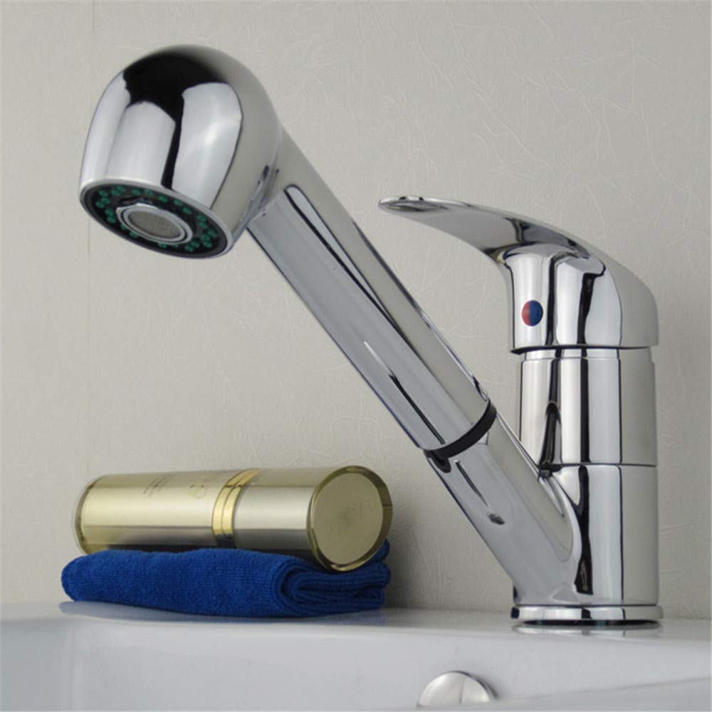 Waschtischarmatur Ausziehbar,Küchenarmatur mit Brause,Spültischarmatur Ausziehbar,Wasserhahn Küche