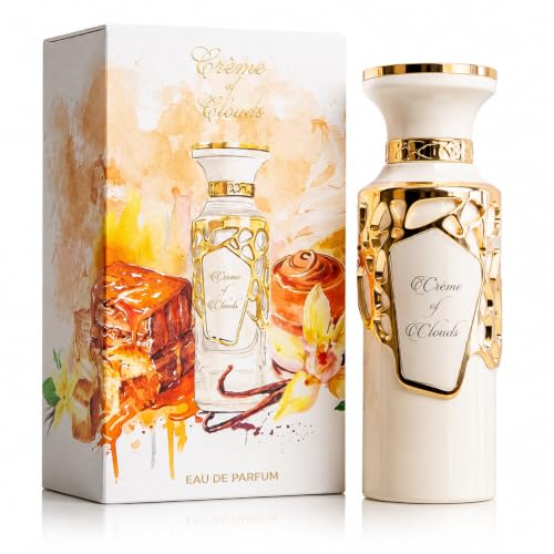 Image of Fragrance World Creme of Clouds Eau De Parfum 100ml | Unisex Perfume for Men & Women | Sweet Creamy Vanilla & Coconut Gourmand Fragrance | Whipped Cream & Burnt Sugar