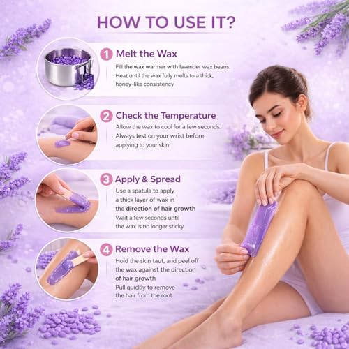 Image of Brazilian Stripless Painless Hair Removal Wax For Men & Women| Quick & Easy Tan Removal Waxing For Face, Armpit & Bikini Areas Wax Beans 100gm, Wax For Women (Wax, Waxing Combo)
