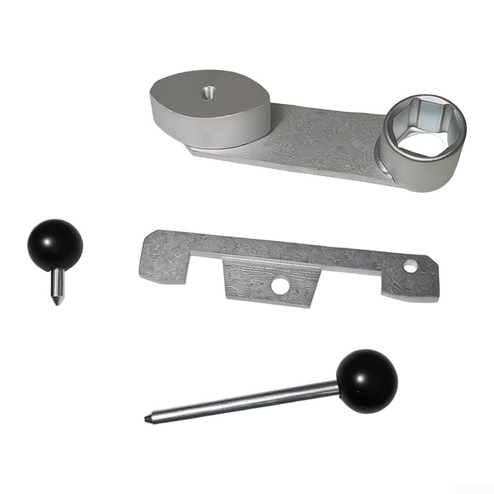 Kit di strumenti di controllo motore con strumento di bloccaggio albero a camme e kit di servizio catena dentata per veicoli Porsche, blu, 20,5 x 24,5 x 5 cm