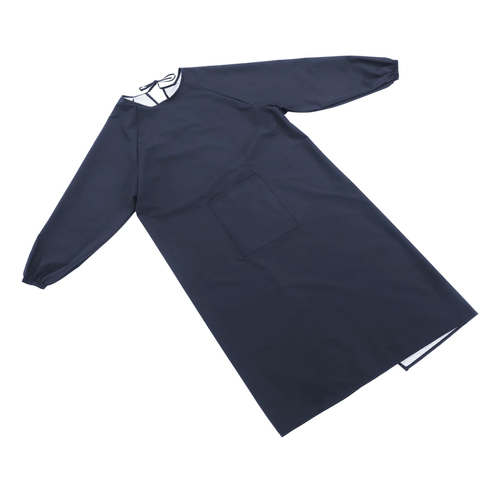 Blouse de Travail en Tissu Résistant à L'huile Imperméable Femme à Manches Longues avec Poches Tablier la Cuisine Adulte pour Vaisselle et Nettoyage Vaisselle et Nettoyage