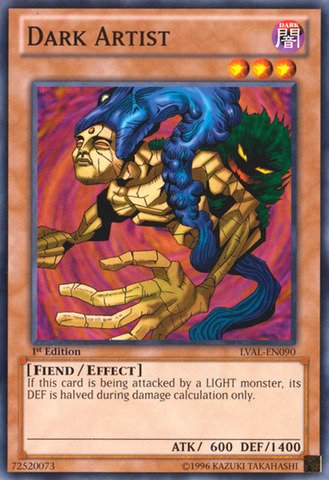 Amazon.com: YU-GI-OH! - Dark Artist (LVAL-EN090) - Legacy of The Valiant -  1st Edition