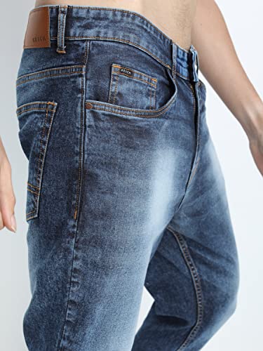 Image of KETCH Men's Tapered Fit Mid Rise Jeans (Stretchable)