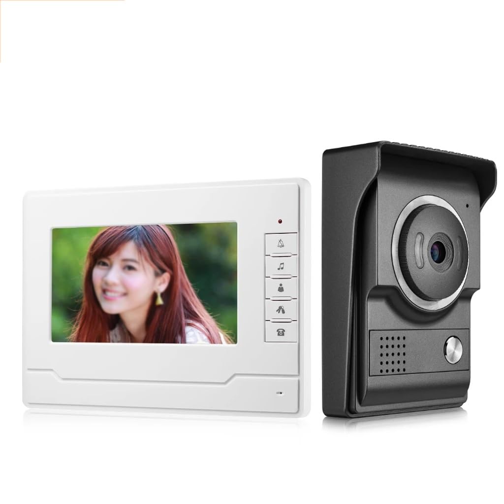 Mobygkfy D Video Intercom Oor Phone Oorbell System Interphone For Home Villa 1Ir Camera 1Lc Screen
