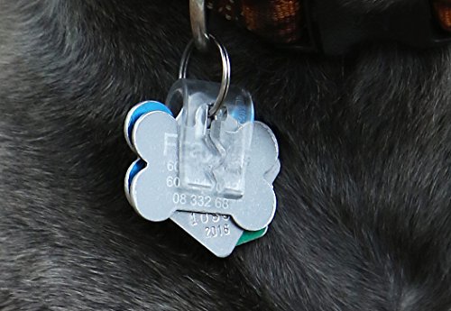 Silentags Pet Tag Silencer Clip It On, Jingle's Gone! -Clear #TOP4