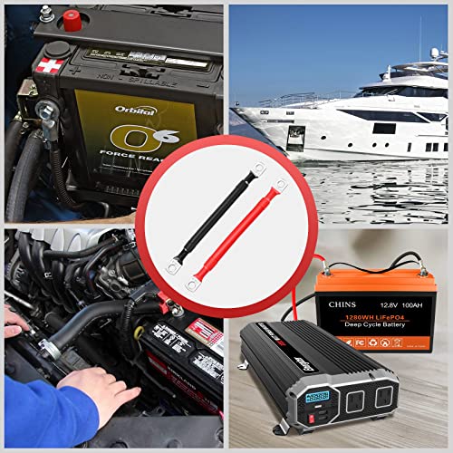 Thlevel 2 PCS Cavo Batteria con Occhielli Cavo