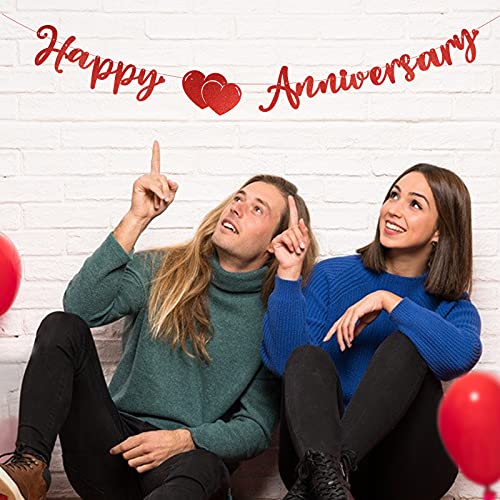 BETESSIN Banner Happy Anniversary Striscione