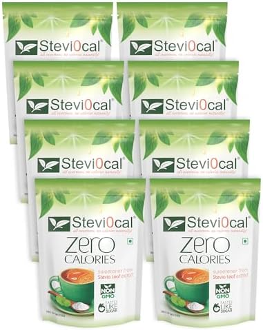 Stevi0cal Sugar Free Stevia Powder Refill Pouch | 350g | 0 Calories,0 Sugar